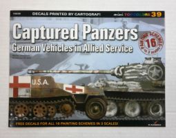 Thumbnail CHEAP BOOKS ZB1074 DECALS PRINTED BY CARTOGRAPH - CAPTURED PANZERS 