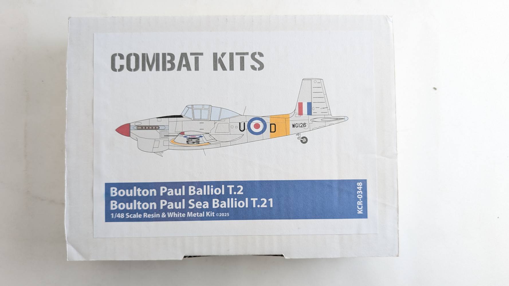 COMBAT KITS KCR-0348 BOULTON PAUL BALLIOL T.2 / SEA BALLIOL T.21 Aircraft Model Kits
