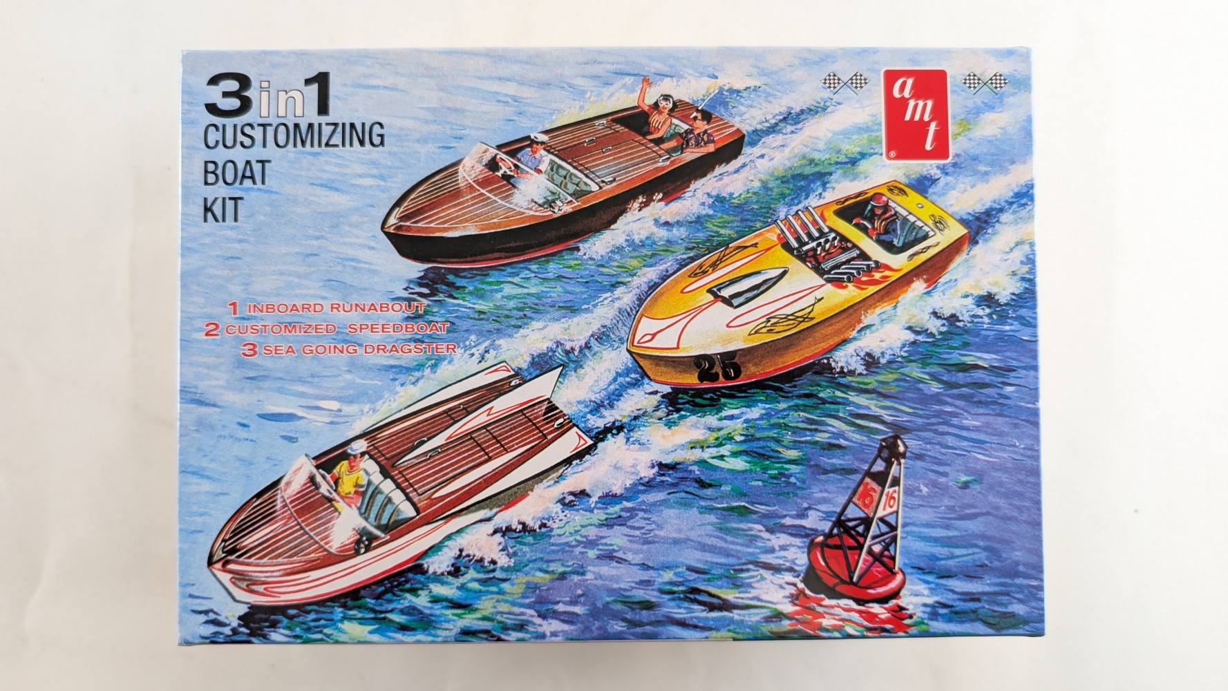 AMT 1056 3 IN 1 CUSTOMIZING BOAT KIT Miscellaneous