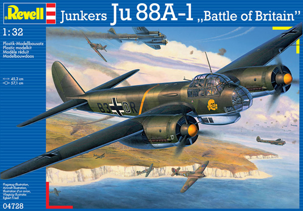 REVELL Aircraft Model Kits 04728 JUNKERS Ju 88A-1 BATTLE OF BRITAIN UK SALE ONLY