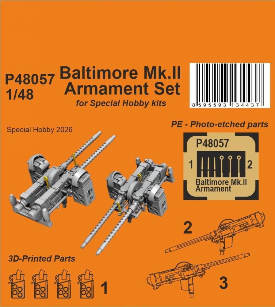 CMK P48057 BALTIMORE MK.II ARMAMENT SET Conversion Sets
