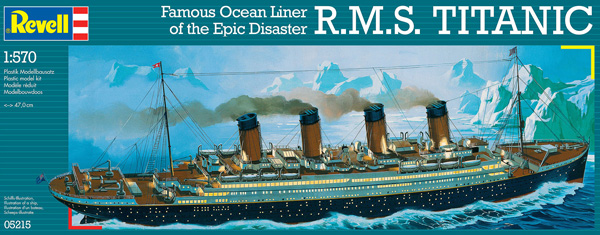REVELL Model Ships Kits 05215 R.M.S. TITANIC