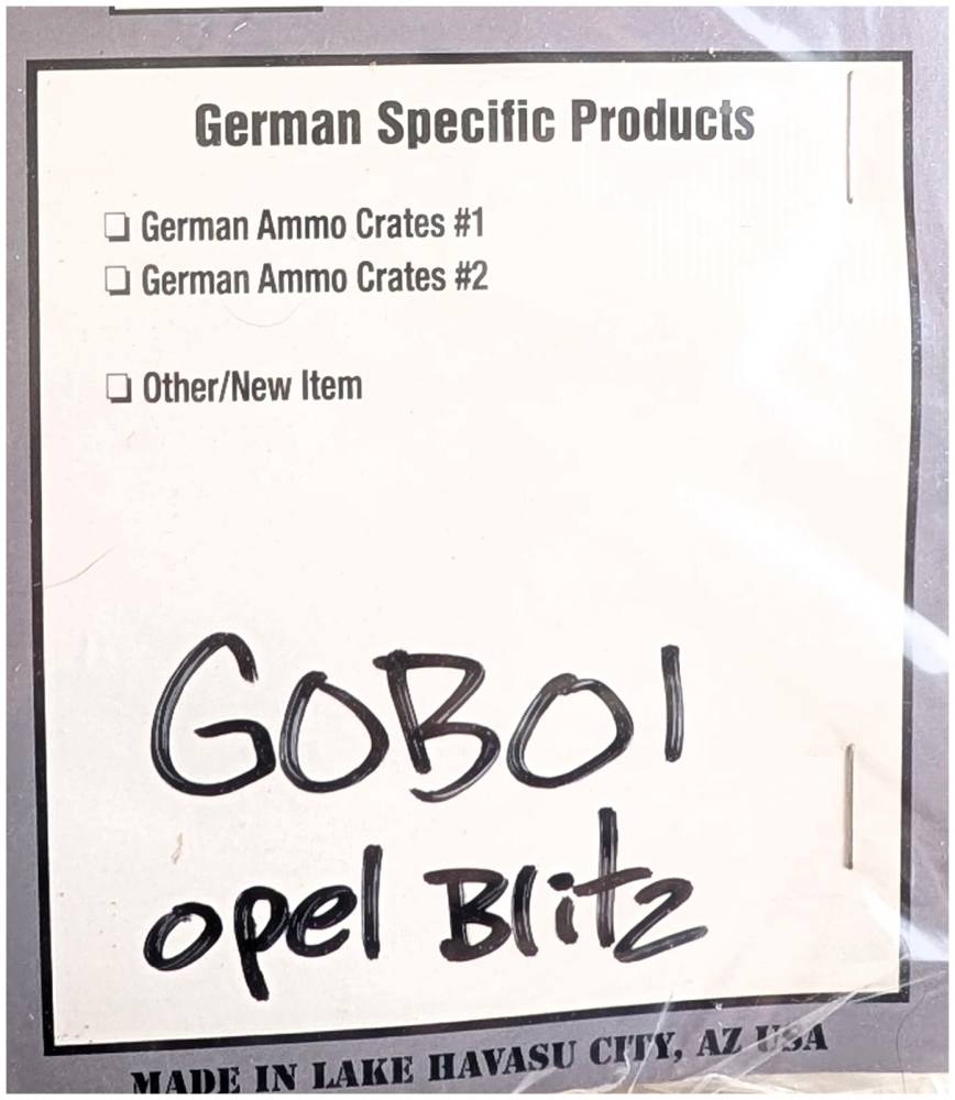 VALUE GEAR GOB01 OPEL BLITZ Paint & Accessories