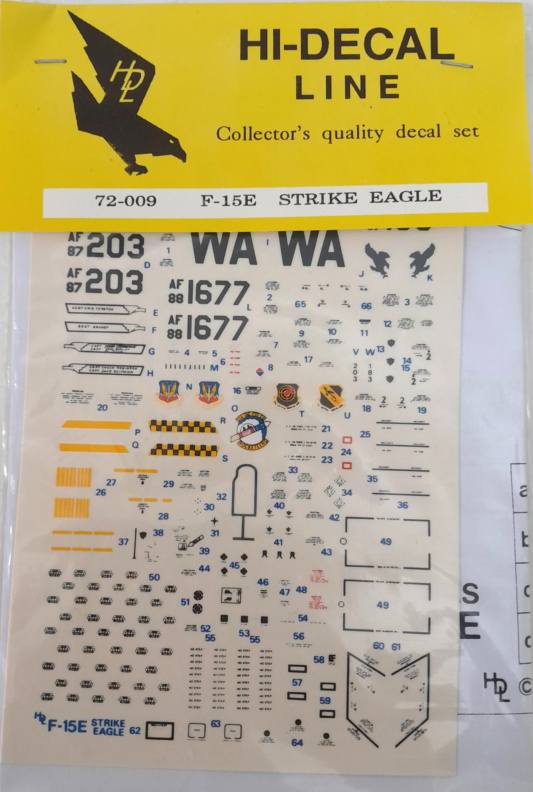 UNKNOWN MAKE 72-009 F-15E STRIKE EAGLE Conversion Sets