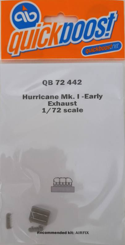 QUICKBOOST.NET QB 72 442 HURRICANE MK. I EARLY EXHAUST Conversion Sets