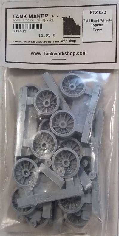 TANK WORKSHOP STZ 032 T-54 ROAD WHEELS SPIDER TYPE Conversion Sets