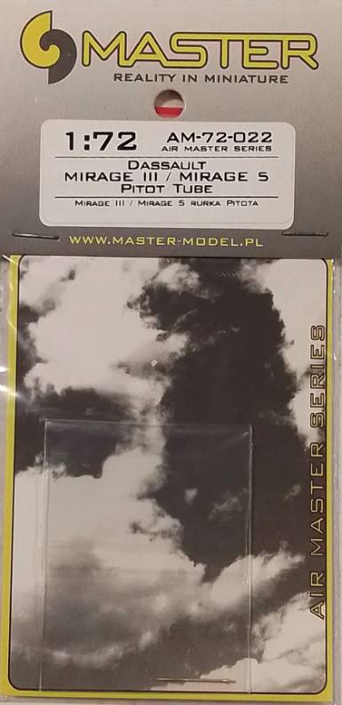 thumbnail image 2 of Master Model 1/48 Pitot Tube (AM-48-030) For French Mirage III / Mirage 5 2 of 2