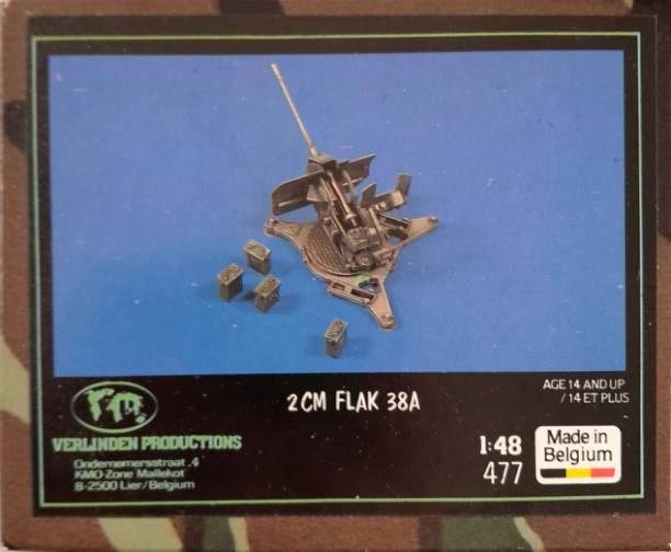VERLINDEN PRODUCTIONS 477 2CM FLAK 38A Conversion Sets