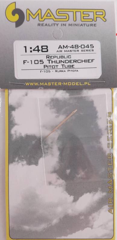 Tube Pitot Pour Maquette F-105 Thunderchief 1/72 - Accessoire Métal Master, Compatible Airfix/Revell