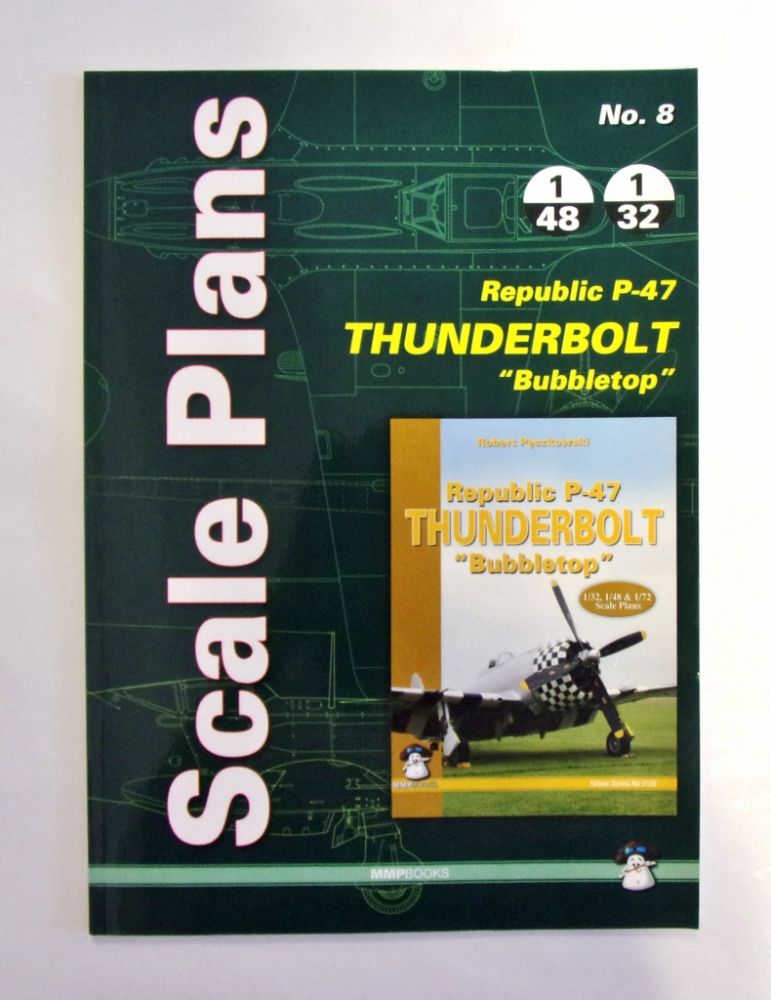 CHEAP BOOKS ZB2008 SCALE PLANS No.8 - REPUBLIC P-47 THUNDERBOLT BUBBLETOP Books
