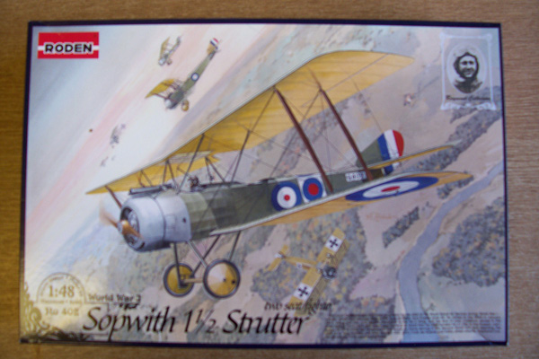 RODEN Aircraft Model Kits 402 SOPWITH 1 1/2 STRUTTER FIGHTER