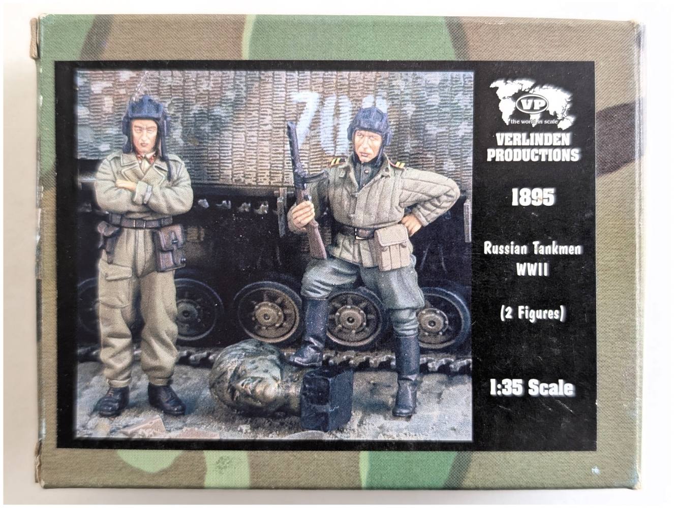 VERLINDEN PRODUCTIONS 1895 RUSSIAN TANKMEN WWII Model Figures