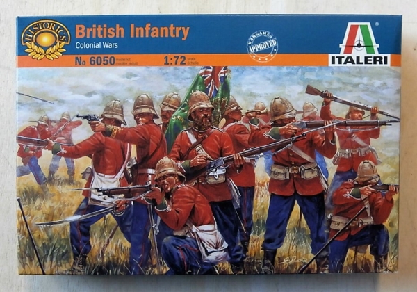 British Infantry Colonial and Zulu wars 1/72 Italeri set 6050 