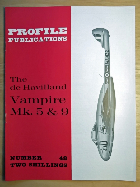 PROFILES Books 048. de HAVILLAND VAMPIRE Mk.5 9