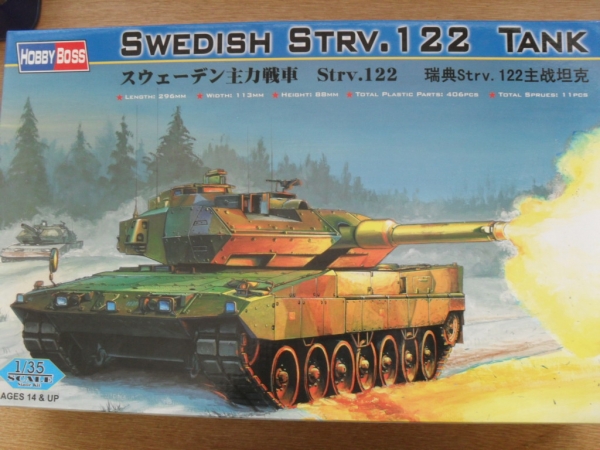 HOBBYBOSS 1/35 82404 SWEDISH STRV.122 TANK Military Model Kit