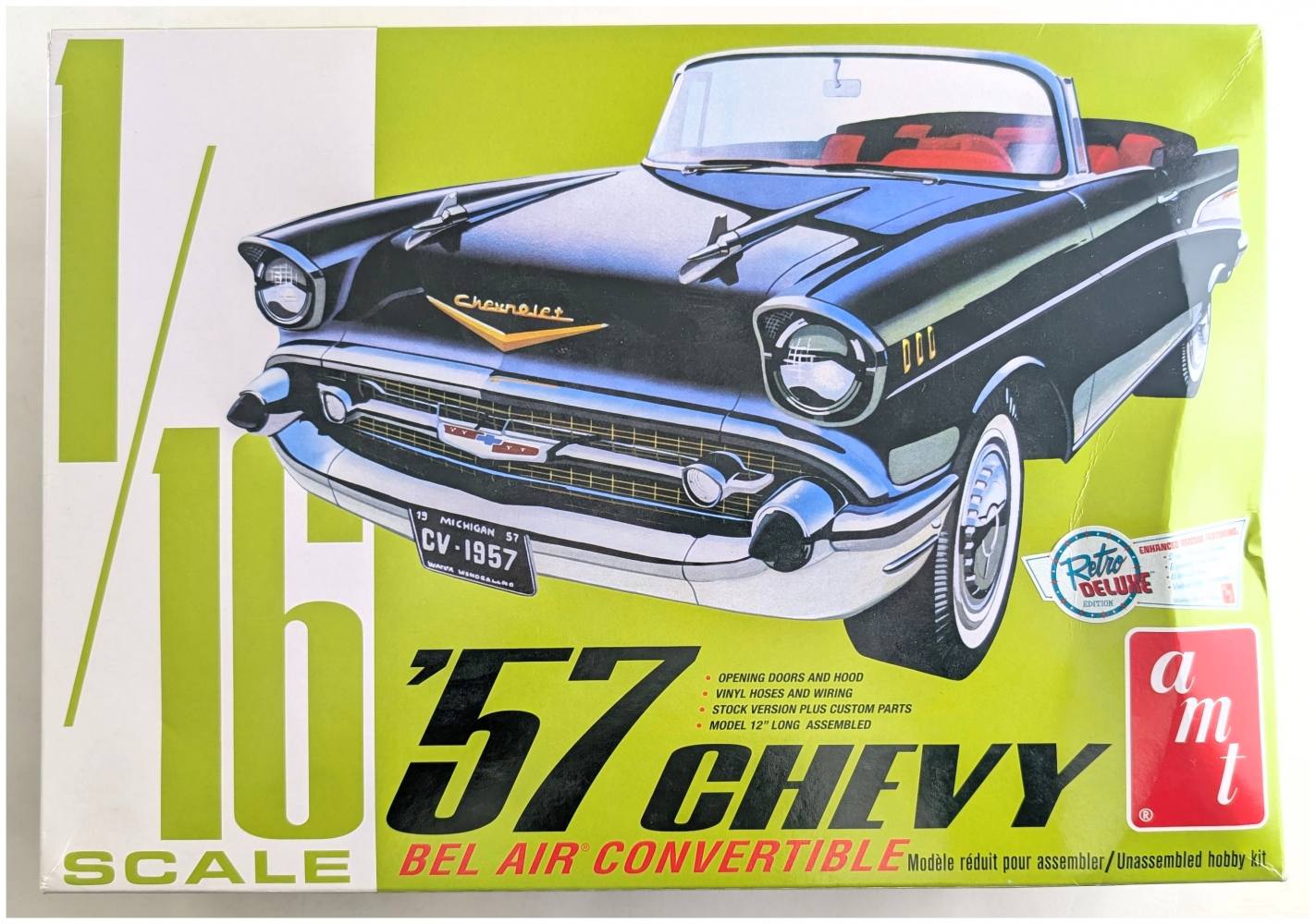AMT 1159 57 CHEVY BEL AIR CONVERTIBLE Cars, Motorbikes & Trucks Model kits