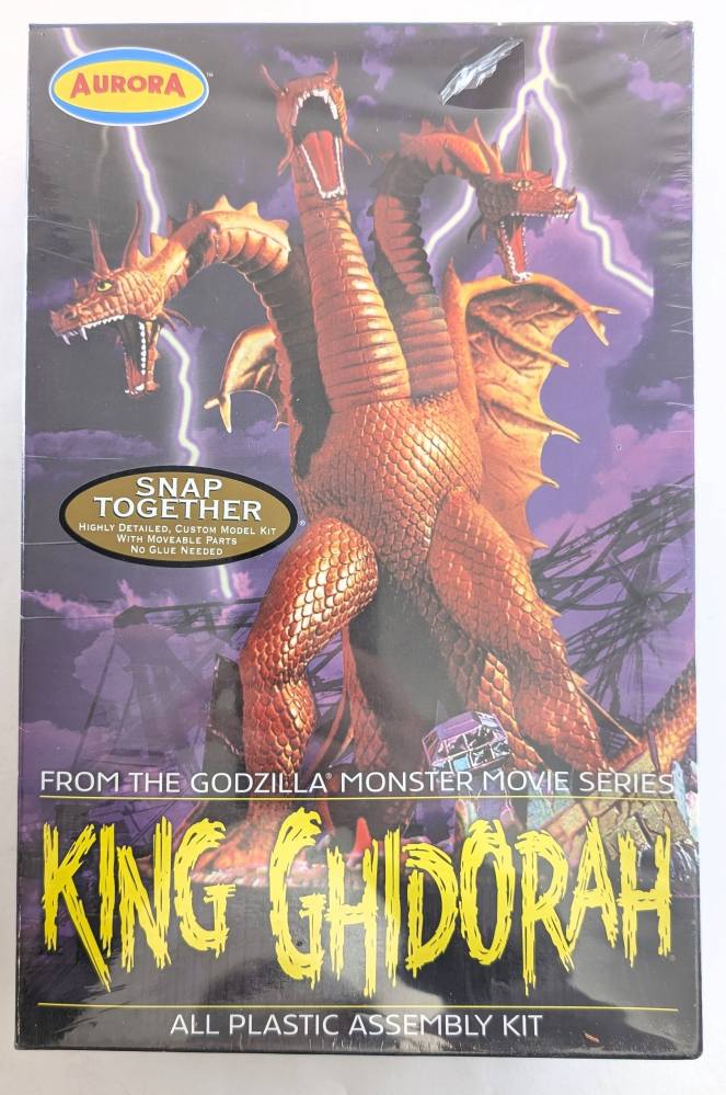 AURORA 6802 KING GHIDORAH FROM THE GODZILLA MONSTER MOVIE SERIES Film & TV models