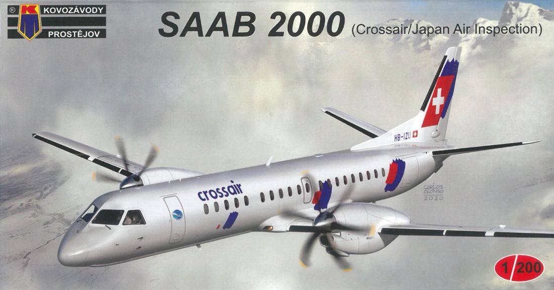 KOVOZAVODY KPM2006 SAAB 2000 CROSSAIR JAPAN AIR INSPECTION Airliners Model Kits