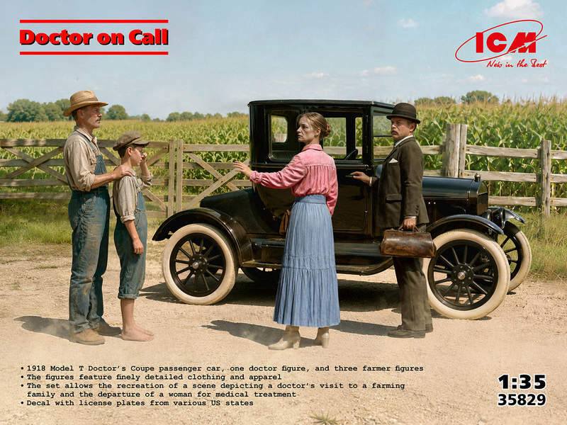 ICM 35829 DOCTOR ON CALL Cars, Motorbikes & Trucks Model kits