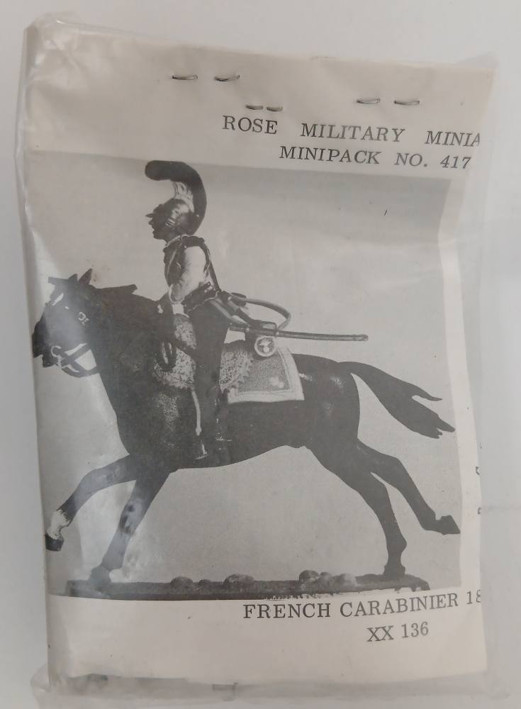 ROSE MILITARY MINIATURES 417 FRENCH CARABINER 1810-1814 XX 136 Model Figures