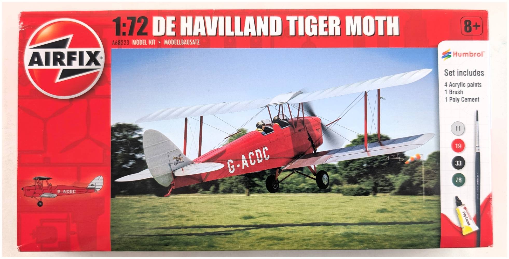 AIRFIX 68223 DE HAVILLAND TIGER MOTH Aircraft Model Kits