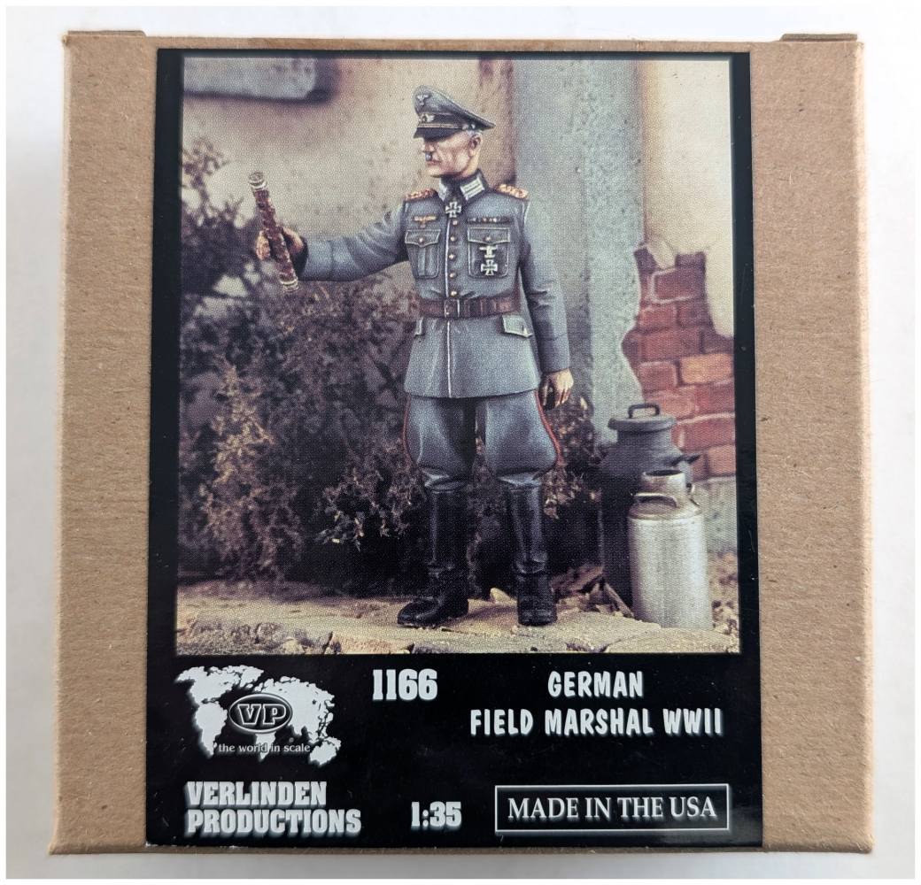 VERLINDEN PRODUCTIONS 1166 GERMAN FIELD MARSHAL WWII Model Figures
