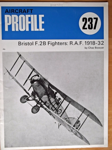 PROFILES Books 237. BRISTOL F.2B RAF 1918-32