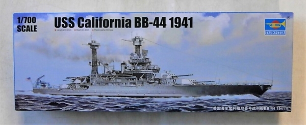 Trumpeter 05784 1/700 USS California BB-44 1945 model Static Kit