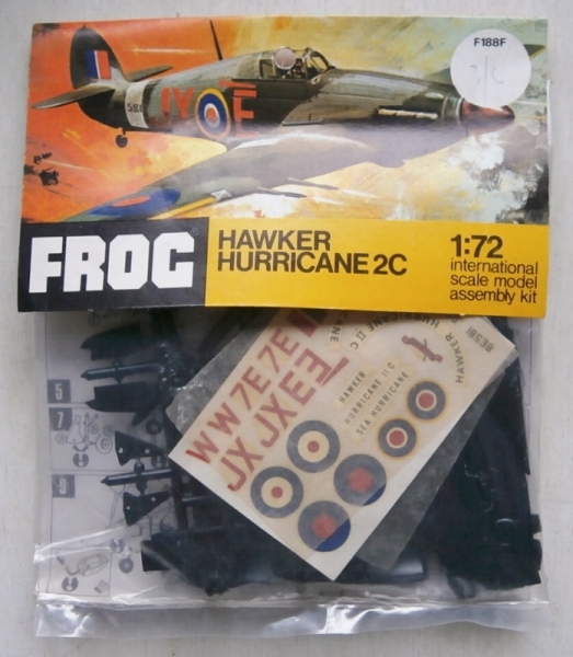 FROG 1/72 F188F HAWKER HURRICANE 2C Model Kit
