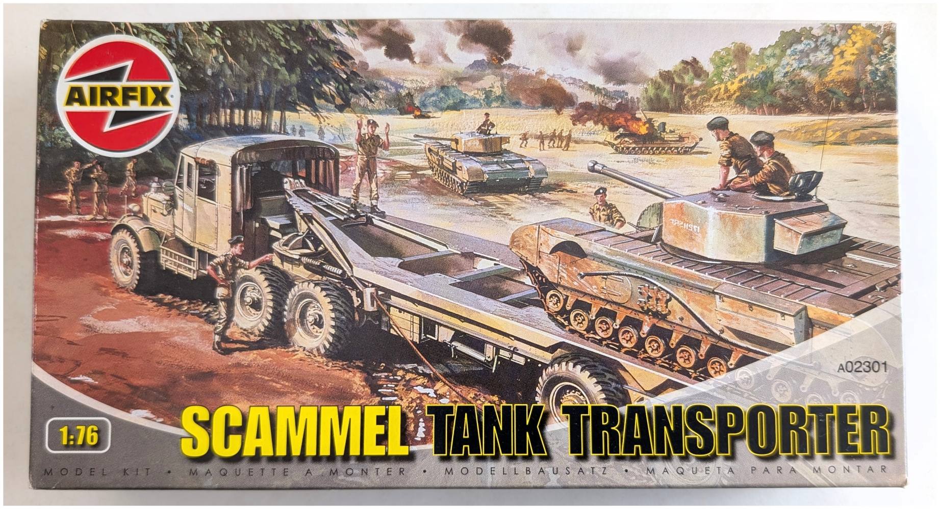 AIRFIX A02301 2005 SCAMMEL TANK TRANSPORTER Military Model Kits
