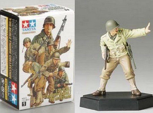 US Assault Infantry Non-Commissioned Officer A  Tamiya 1:35 painted figure 26006 