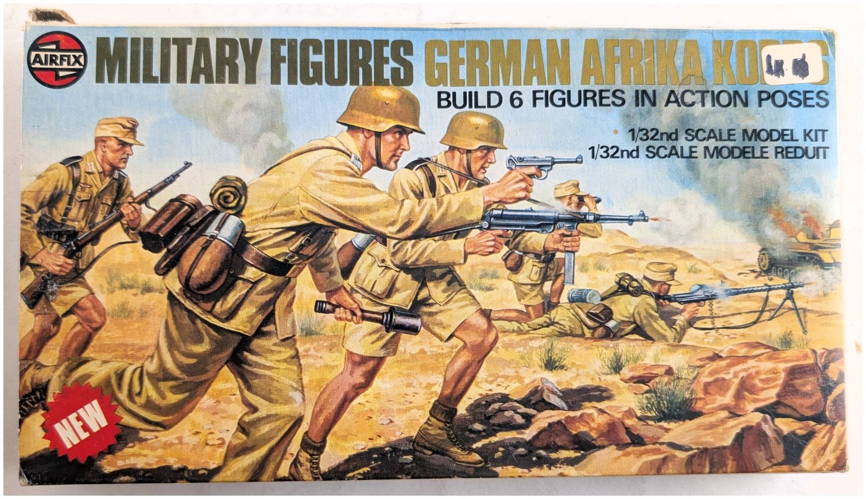 AIRFIX 03581 GERMAN AFRIKA KORPS Model Figures