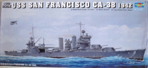 Trumpeter 1/350 05309 USS San Francisco CA-38 1942 