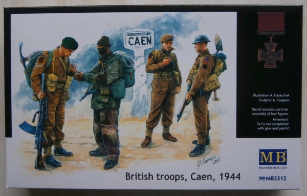 1944-1/35 Caen Master Box 3512 British troops 