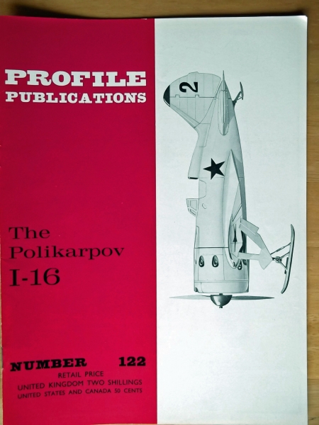 PROFILES Books 122. POLIKARPOV I-16