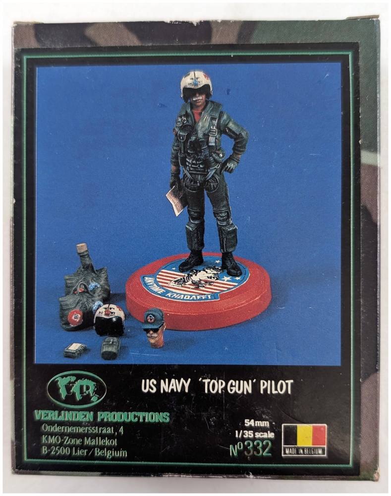 VERLINDEN PRODUCTIONS 332 US NAVY TOP GUN PILOT Model Figures