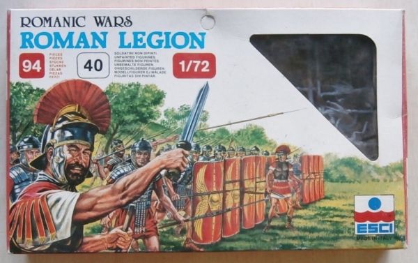 ESCI/ERTL P-224 Romanic Wars ROMAN LEGION 40 Figures Scale 1:72 Models Boxed 