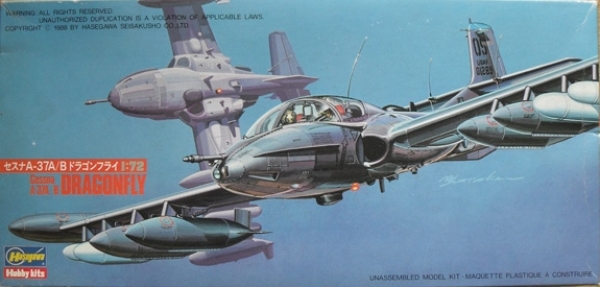 HASEGAWA Aircraft Model Kits 513 CESSNA A-37A/B DRAGONFLY