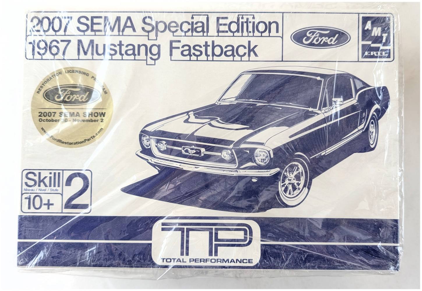 AMT/ERTL 38666 2007 SEMA SPECIAL EDITION 1967 MUSTANG FASTBACK Cars, Motorbikes & Trucks Model kits