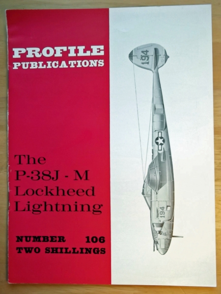 PROFILES Books 106. P-38J-M LOCKHEED LIGHTNING