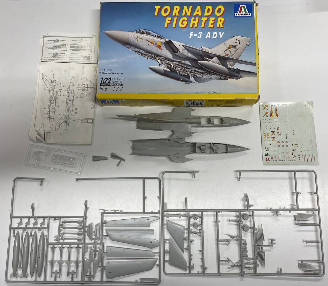 KINGKIT MODEL SCRAPYARD ITALERI 179 TORNADO FIGHTER F-3 ADV STARTED Salvage Yard