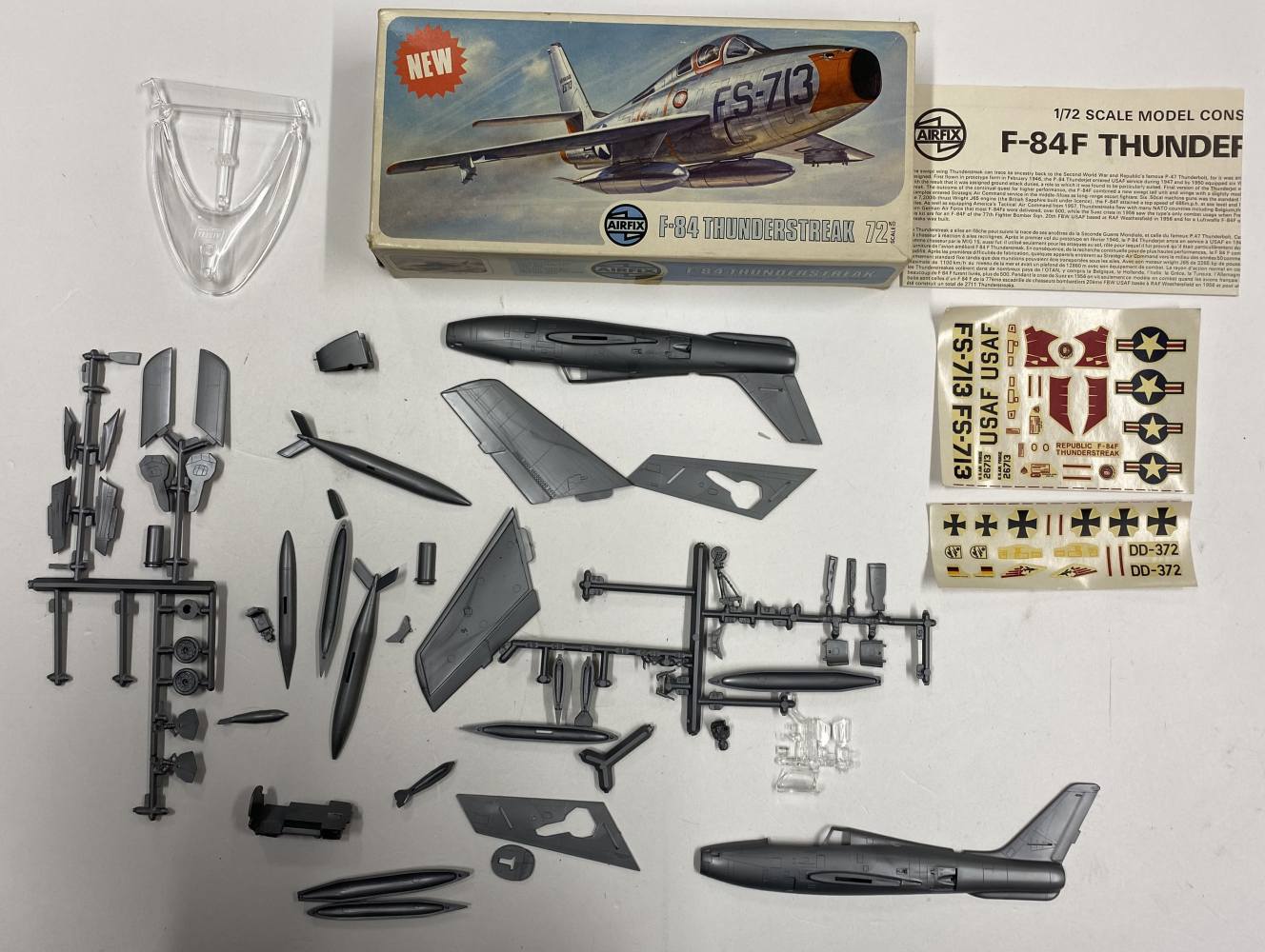 KINGKIT MODEL SCRAPYARD AIRFIX 03022 THUNDERSTREAK STARTED Salvage Yard