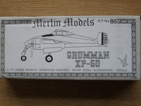MERLIN 1/72 85 GRUMMAN XP-50 Model Kit