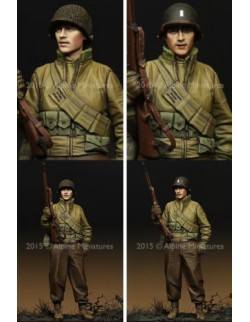 ALPINE MINIATURES 35202 WWII US INFANTRY Model Figures