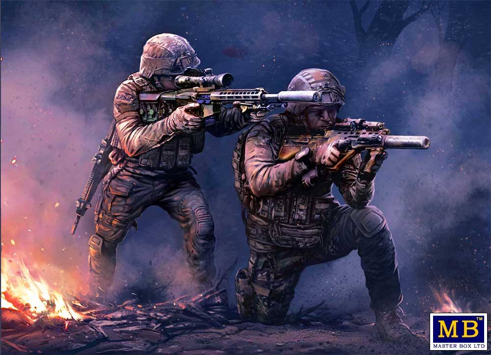 MASTERBOX 35235 THE UKRAINIAN SPECIAL OPERATIONS SNIPER GROUP Model Figures