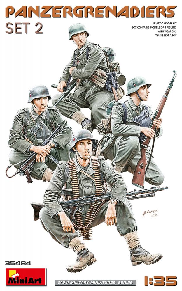 MINIART 35484 PANZERGRENADIERS SET 2 Model Figures