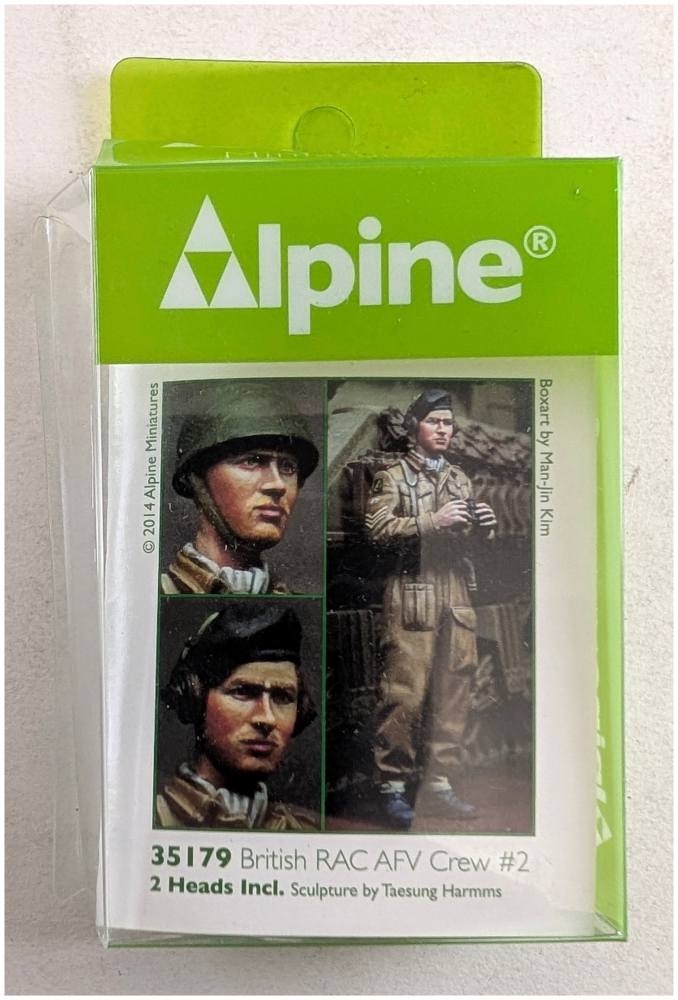 ALPINE MINIATURES 35179 BRITISH RAC AFV CREW 2 Model Figures