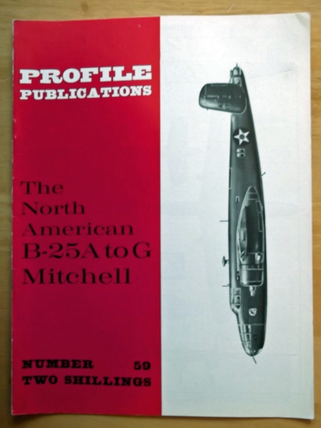 PROFILES Books 059. NORTH AMERICAN B-25A to G MITCHELL