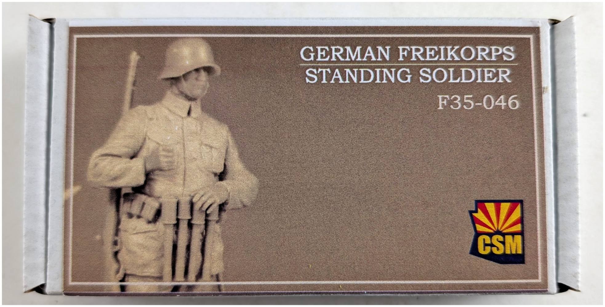 COPPER STATE MODELS F35-046 GERMAN FREIKORPS STANDING SOLDIER Model Figures