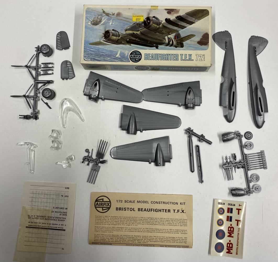KINGKIT MODEL SCRAPYARD AIRFIX 02003 BEAUFIGHTER T.F.X. INCOMPLETE Salvage Yard